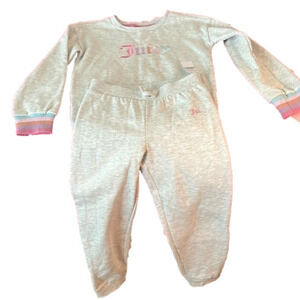 NWT Juicy Couture Girl’s Set Sweatshirt And Pants, Size 8/10.